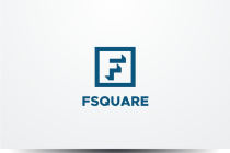 Letter F Square Logo Design Vector Template Screenshot 1
