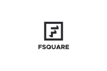Letter F Square Logo Design Vector Template Screenshot 3