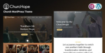 Church Hope - Church Nonprofit WordPress Theme Screenshot 1