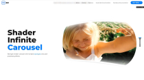 Shader Infinite Carousel JavaScript Plugin Screenshot 2