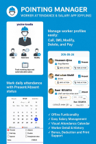 Pointing Manager - Android App Source Code Screenshot 1