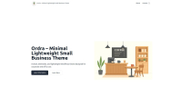 Ordra - Minimal Lightweight WordPress Theme Screenshot 3