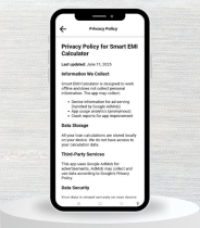 EMI Calculator - Android App Source Code Screenshot 1