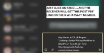 WhatsApp PDF Share - Send WordPress Posts as PDF Screenshot 5