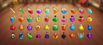 2D Pixel Potion Icon Pack  Screenshot 1