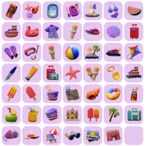 48-Holiday 3D Icons Screenshot 1