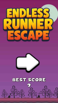 Endless Runner Escape - Casual Mobile Unity Game Screenshot 1