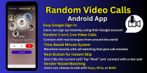 Random Video Calls Android App Screenshot 2