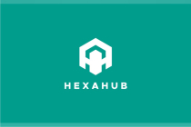 Letter H Initial HH Hexagon Logo Screenshot 2