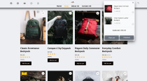Go Backpacks – Elementor WooCommerce Template Screenshot 7