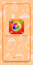 Spin Wheel Random Selection Android App Screenshot 1