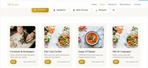 SB COUSINE – French Restaurant Website Template Screenshot 2
