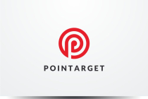 Point Target Letter P Logo design Screenshot 2