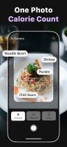 AI Calorie Tracker - iOS App Source Code Screenshot 1
