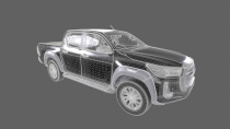 4x4 Off Road Car 3D model Screenshot 11