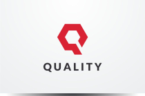 Letter Q Geometric Octagon Vector Logo v08 Screenshot 2