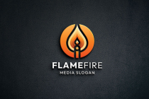 Dynamic Flame Energy Logo Screenshot 2
