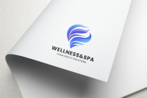Wellness Spa - Serene Flowing Wellness Logo Screenshot 2