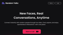 RandomTalkz - Omegle Clone Video Chat App Screenshot 10
