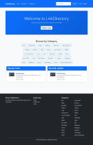 Modern Link Directory with Easy Admin Panel Screenshot 1