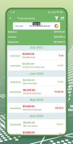 Budgify - Expense Budget Tracker - Android App Tem Screenshot 13