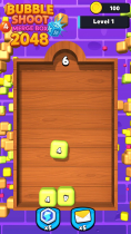 Bubble Shoot Merge Box 2048 - Unity Screenshot 2