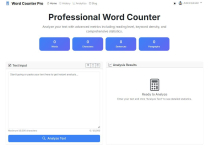 Word Counter Pro - Advanced Text Analysis Tool Screenshot 3