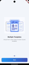 Resume Builder App Flutter UI Screenshot 3