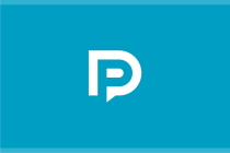Letter P Negative Space Vector Logo Design v18 Screenshot 3