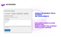 AIConverse - AI-Powered Chatbot WordPress Plugin Screenshot 2