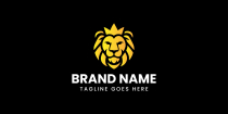 Golden Minimalistic Lion Logo Screenshot 3