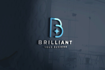 Brilliant Letter B Star Logo Screenshot 2