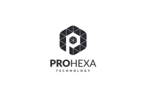 Pro Hexagon Letter P Vector Logo Design Screenshot 3