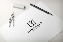 Minimale Letter M Star Logo Screenshot 1