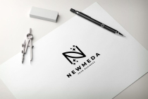 Newmeda Letter N Sparkle Logo Screenshot 1