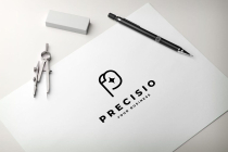 Precisio Letter P Sparkle Logo Screenshot 1