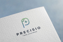 Precisio Letter P Sparkle Logo Screenshot 3