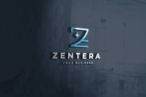 Zentera Abstract Z Sparkle Logo Screenshot 2
