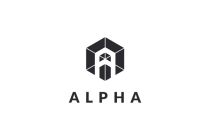 Letter A Geometric Hexagon Vector Logo Design v14 Screenshot 3