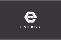 Letter E Hexagon Colorful Vector Logo Design v.20 Screenshot 2