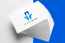 Digital Human Blox Logo Design Digital Data Logo Screenshot 3