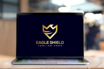 Eagle Shield Logo Golden Shield Security Logo Screenshot 1