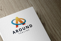 Around Circular Orbit A Letter Logo Screenshot 2