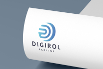 Digital Data Letter D Logo Template Screenshot 1