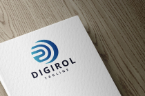 Digital Data Letter D Logo Template Screenshot 2