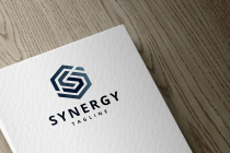 Geometric Hexagon S Letter Logo Temolate Screenshot 2
