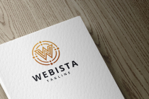 Circular Network W Letter Logo Screenshot 2