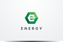Letter E Hexagon Geomeric Vector Logo Design v.12 Screenshot 1
