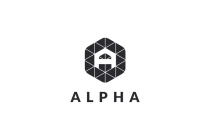 Letter A Hexagon Pixel Logo Design Vector v17 Screenshot 3