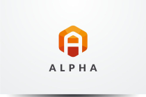 Letter A Hexagon Logo Design Vector v.20 Screenshot 1